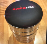 Flaming Kegs Embroidered Stool