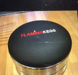 Flaming Kegs Embroidered Stool