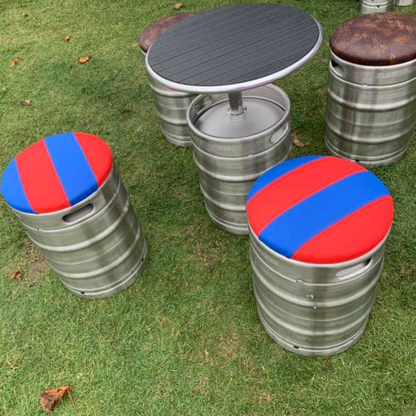 Striped Keg Cushions: