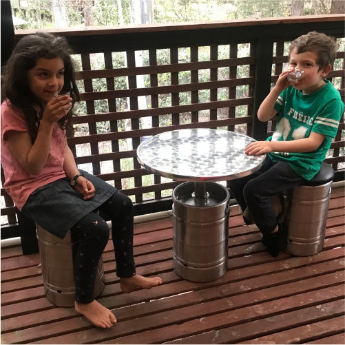 Small Tables and Stools to Suit